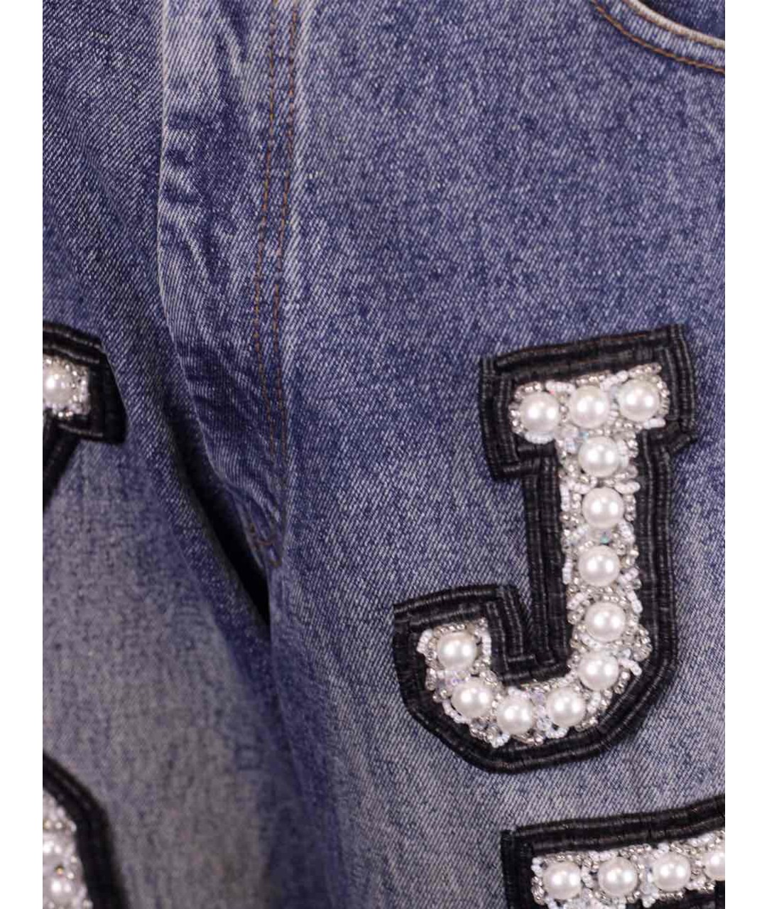 ASHISH Синие прямые джинсы, фото 4