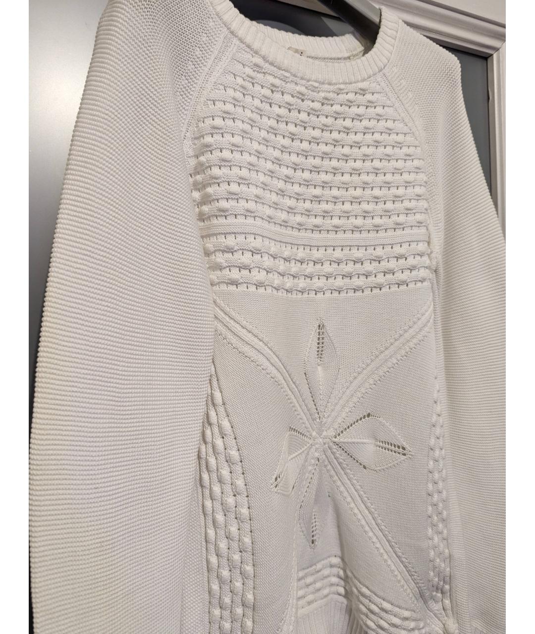 HERMES PRE-OWNED Белый хлопковый джемпер / свитер, фото 5