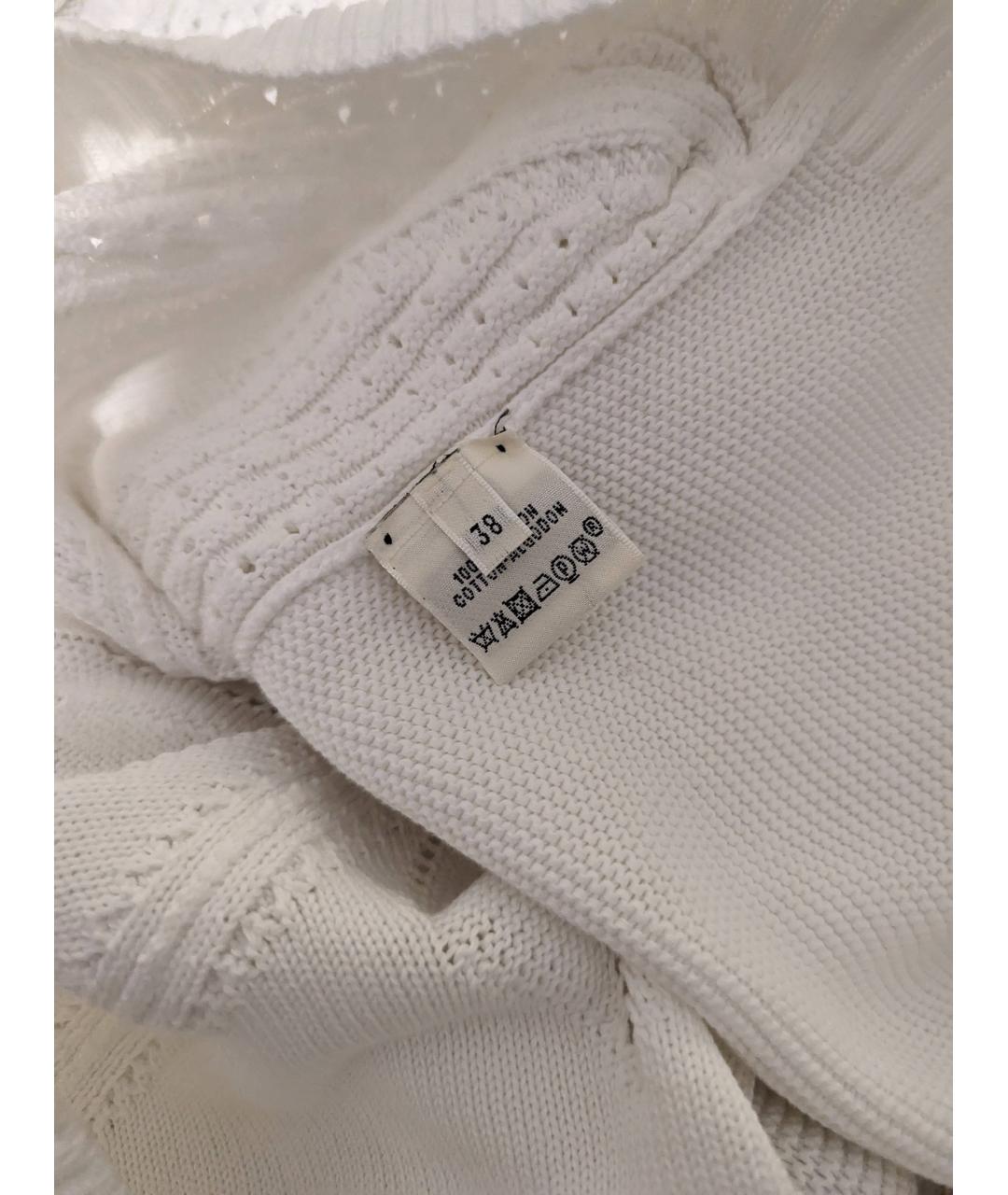 HERMES PRE-OWNED Белый хлопковый джемпер / свитер, фото 7