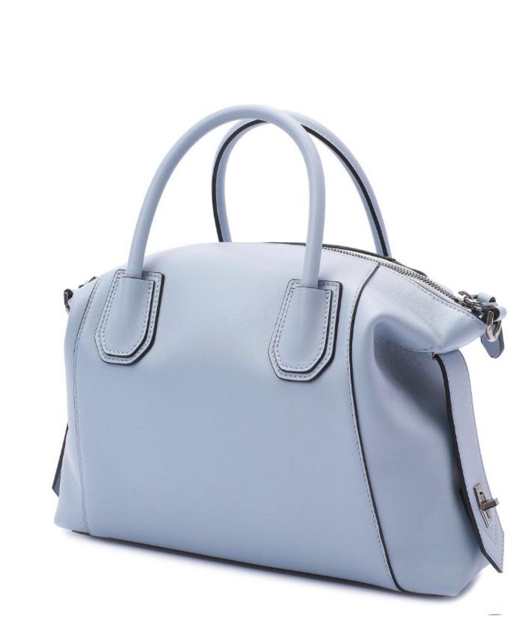 GIVENCHY Серая кожаная сумка с короткими ручками, фото 3