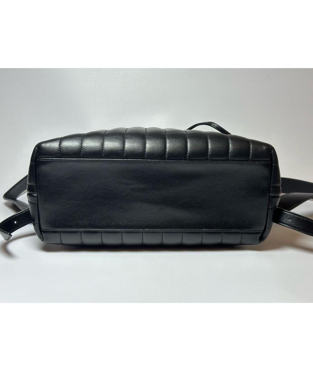 SAINT LAURENT Черный кожаный рюкзак, фото 6