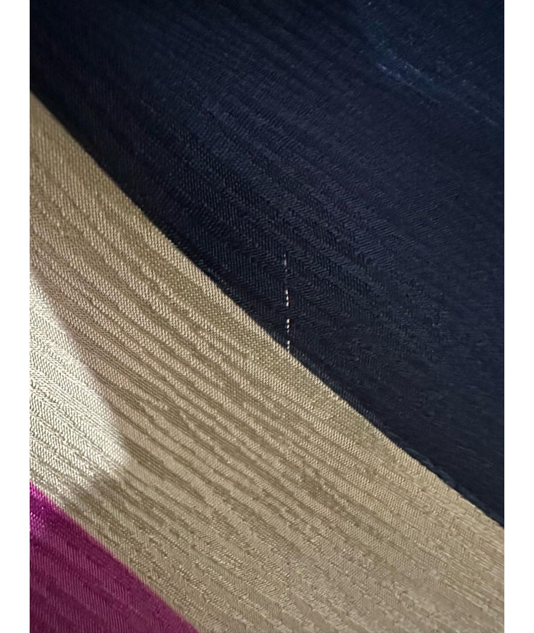 LOUIS VUITTON PRE-OWNED Синий шелковый платок, фото 6