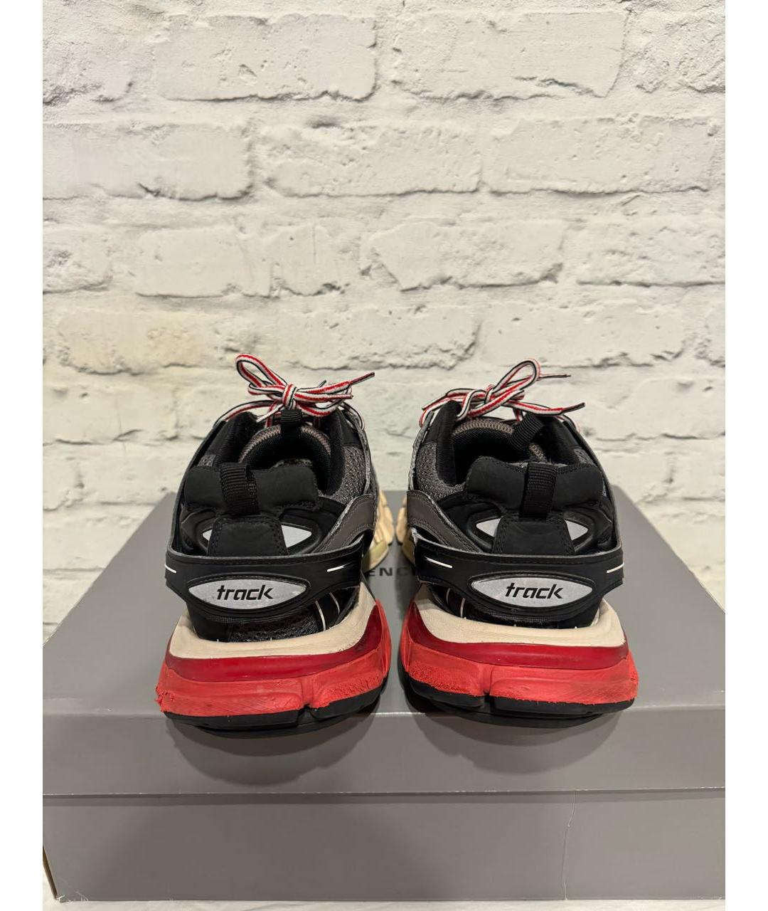 BALENCIAGA Черные низкие кроссовки / кеды, фото 4