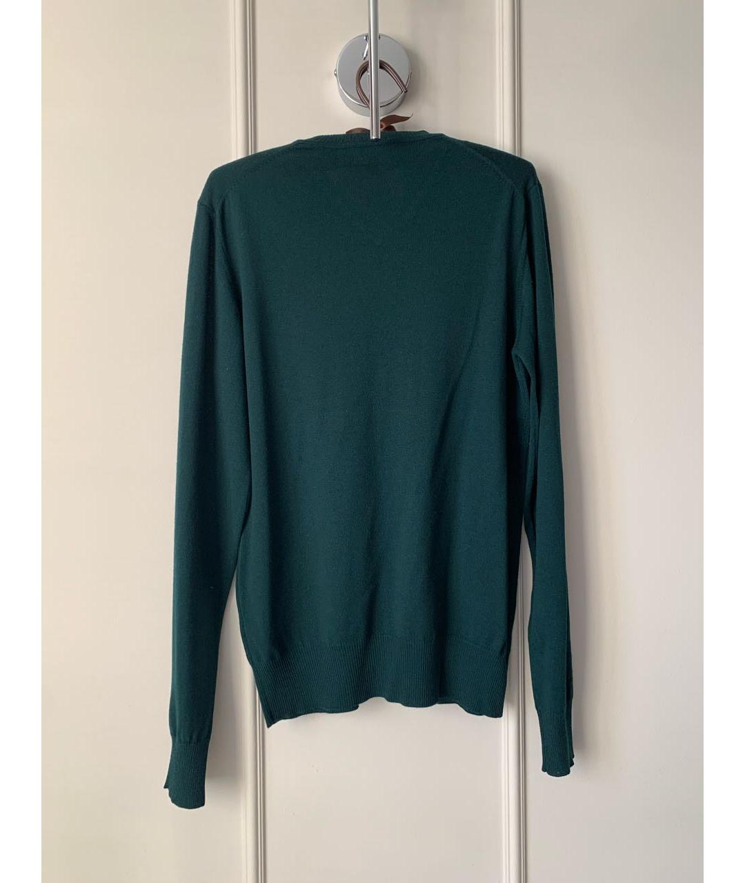 EMPORIO ARMANI Зеленый джемпер / свитер, фото 4
