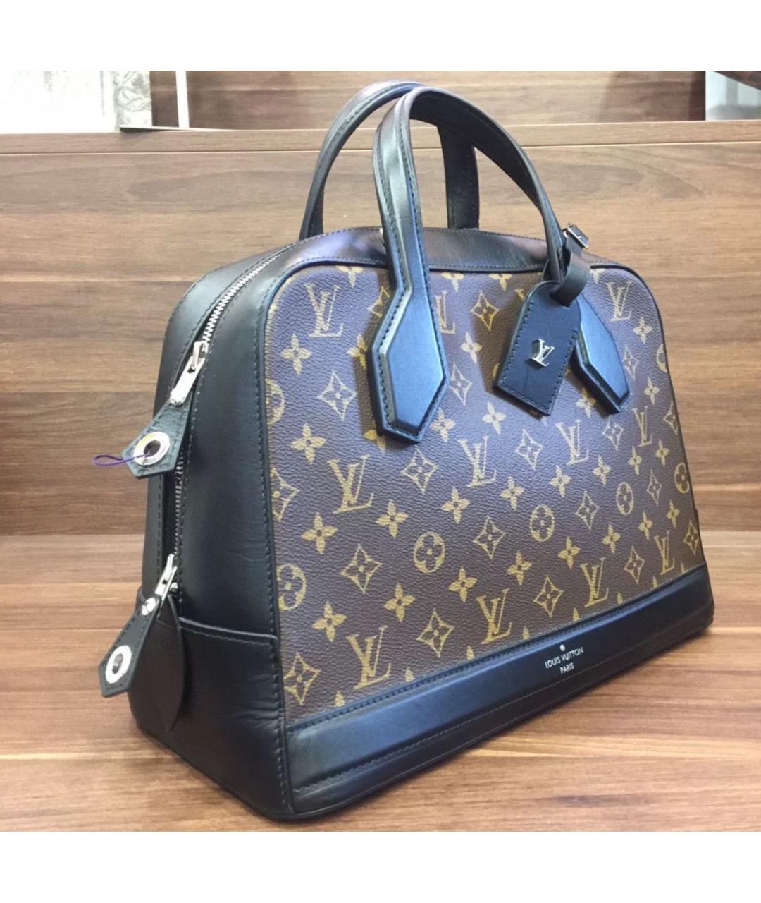 LOUIS VUITTON Коричневая сумка с короткими ручками, фото 5