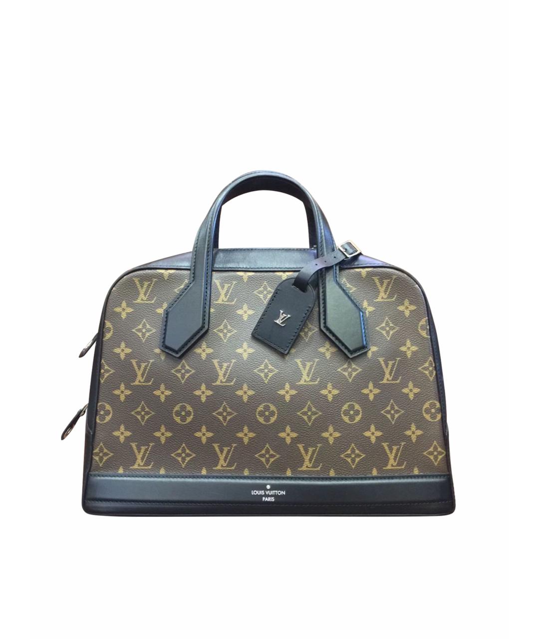 LOUIS VUITTON PRE-OWNED Коричневая сумка с короткими ручками, фото 1