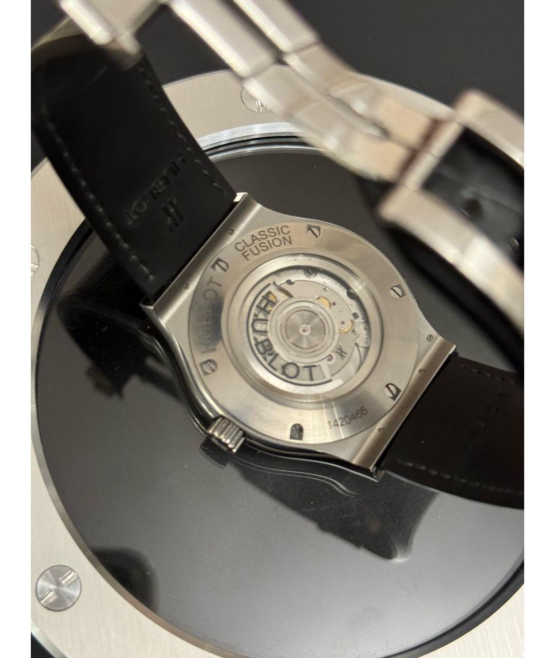 HUBLOT Серебряные стальные часы, фото 2