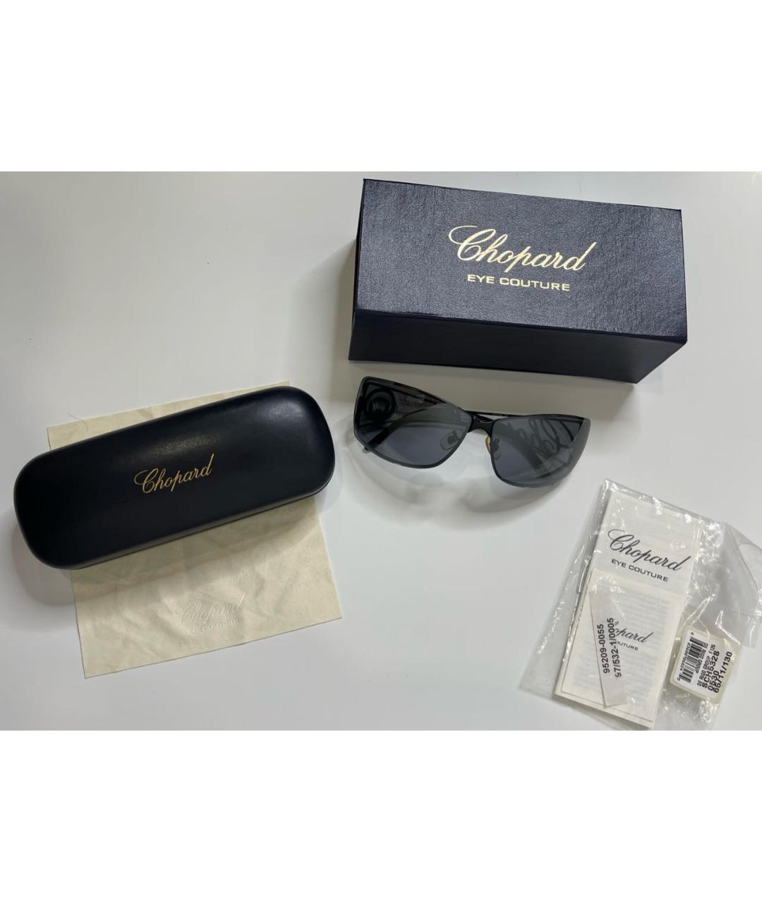 CHOPARD Черные солнцезащитные очки, фото 4