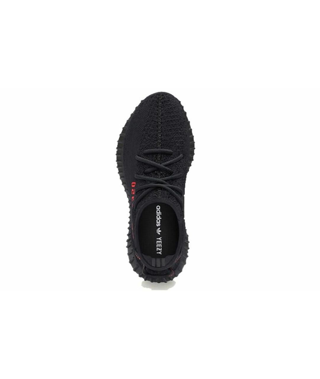 ADIDAS YEEZY Черные синтетические низкие кроссовки / кеды, фото 3