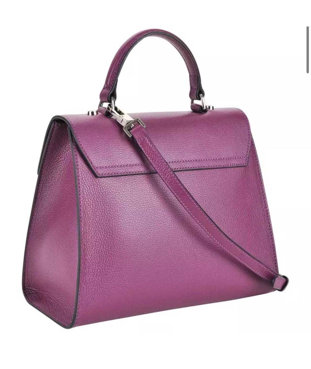 COCCINELLE Фиолетовая кожаная сумка через плечо, фото 3