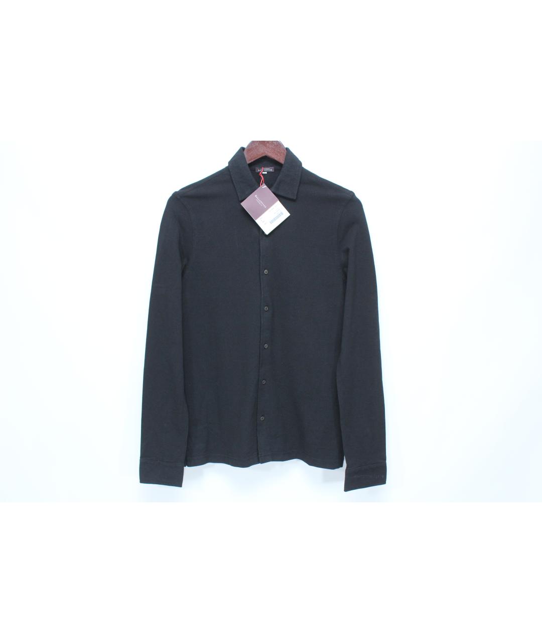 BALLANTYNE Черная хлопковая кэжуал рубашка, фото 10