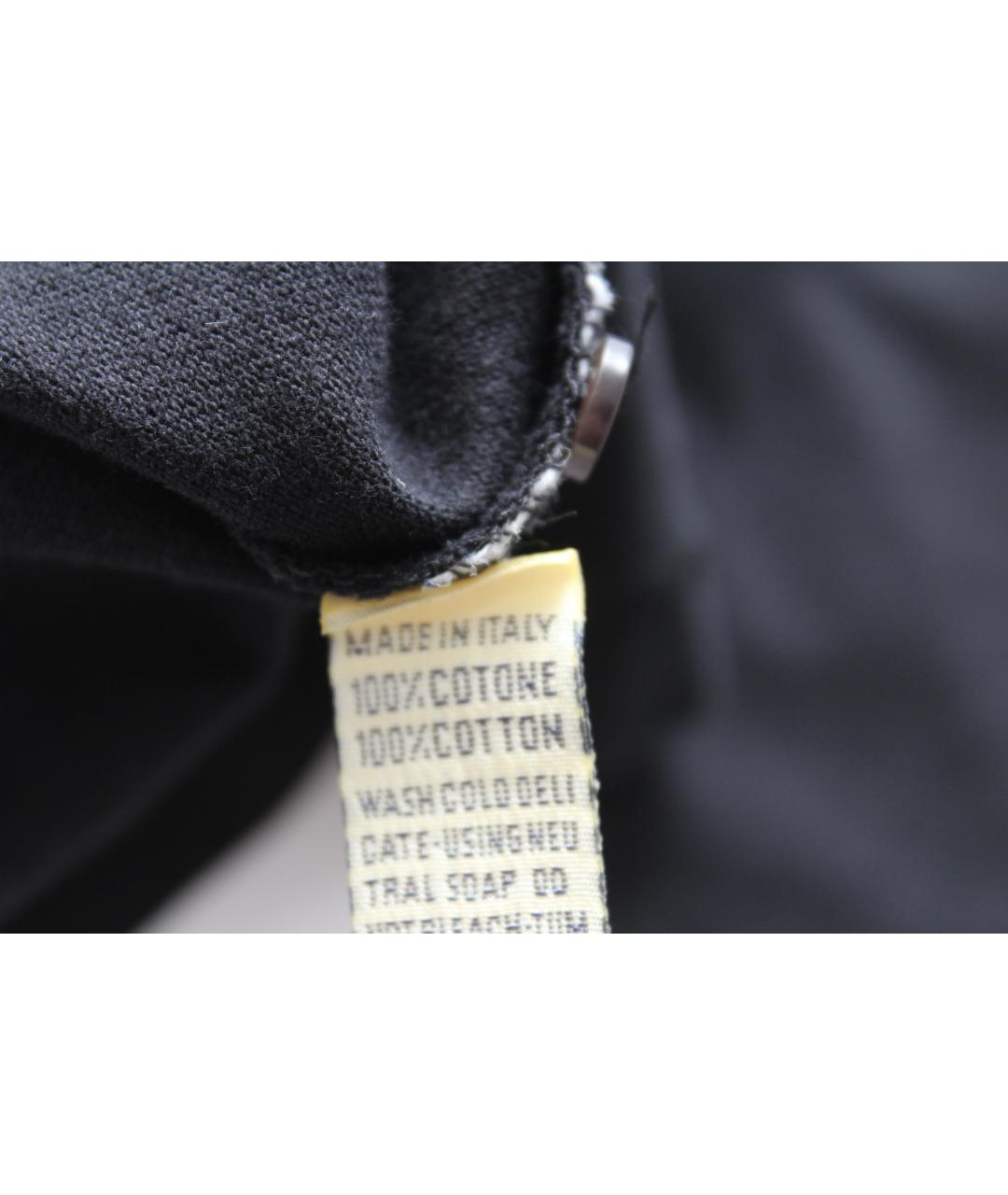BALLANTYNE Черная хлопковая кэжуал рубашка, фото 8