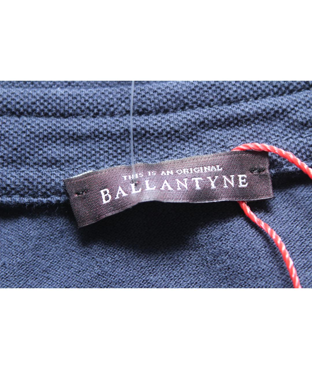 BALLANTYNE Синяя хлопковая кэжуал рубашка, фото 8
