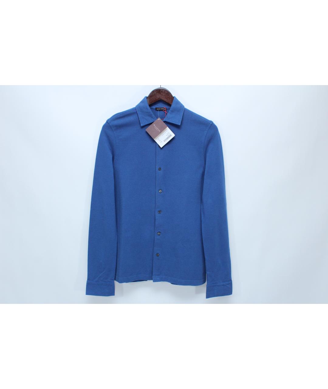 BALLANTYNE Голубая хлопковая кэжуал рубашка, фото 2