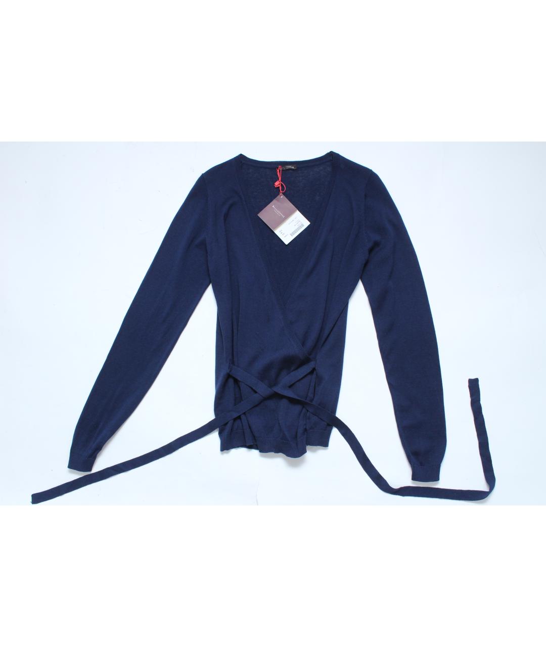 BALLANTYNE Синий шелковый джемпер / свитер, фото 6