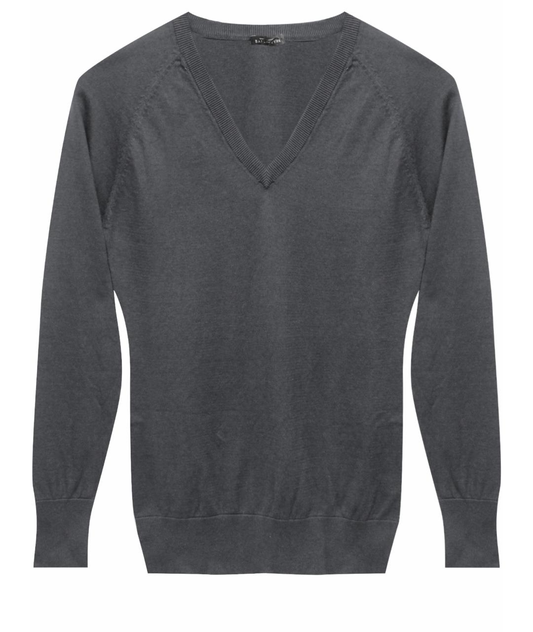 BALLANTYNE Черный хлопковый джемпер / свитер, фото 1