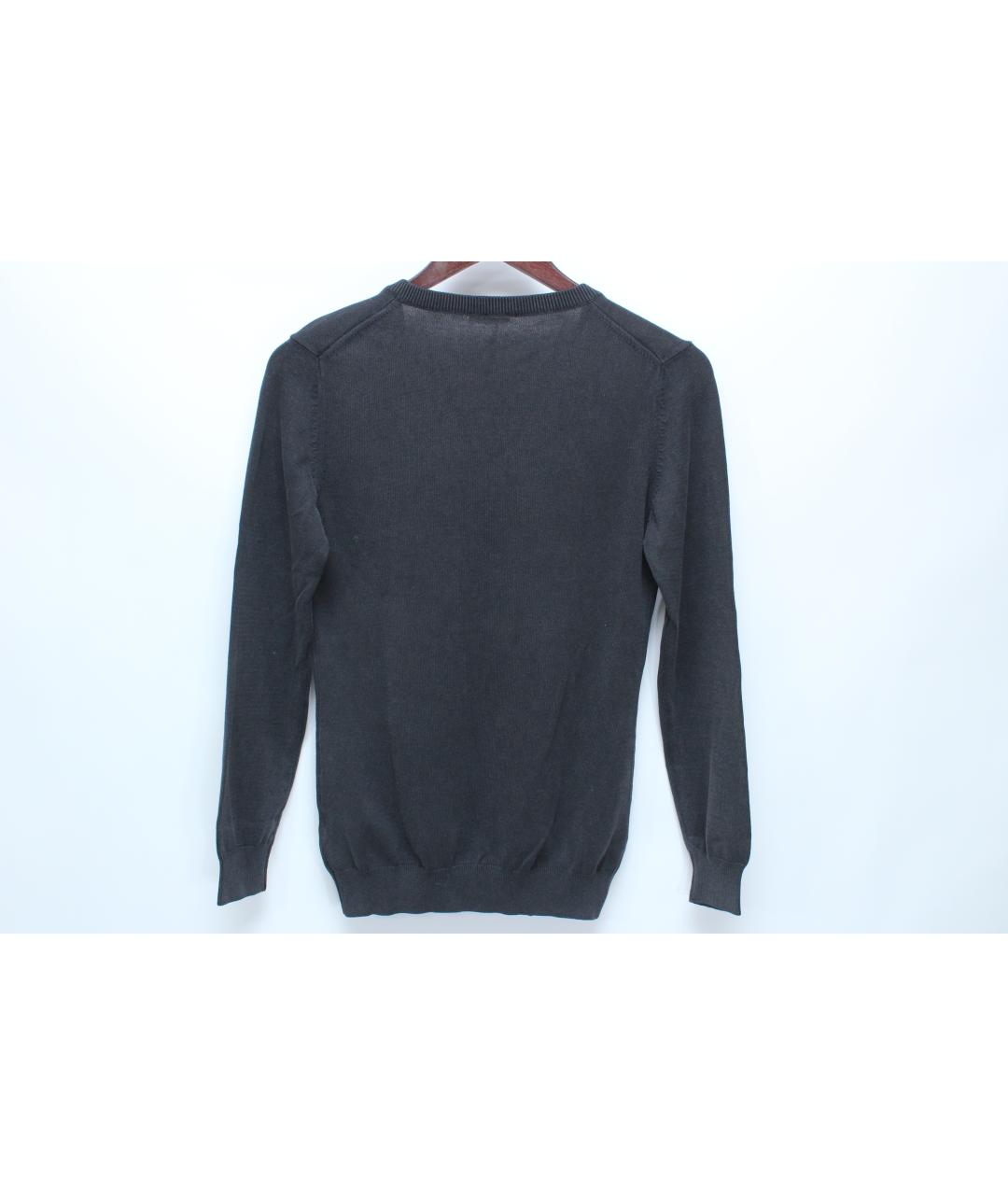 BALLANTYNE Черный хлопковый джемпер / свитер, фото 3