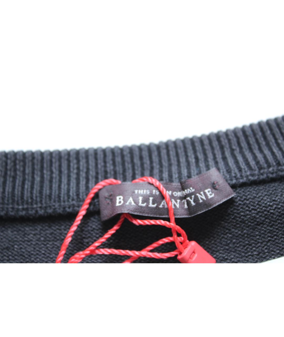 BALLANTYNE Черный хлопковый джемпер / свитер, фото 6