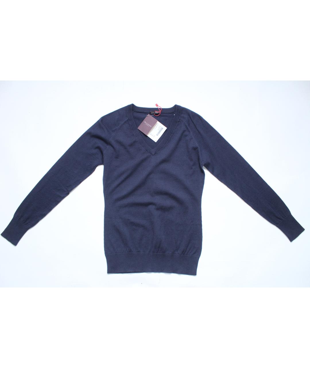BALLANTYNE Синий хлопковый джемпер / свитер, фото 6