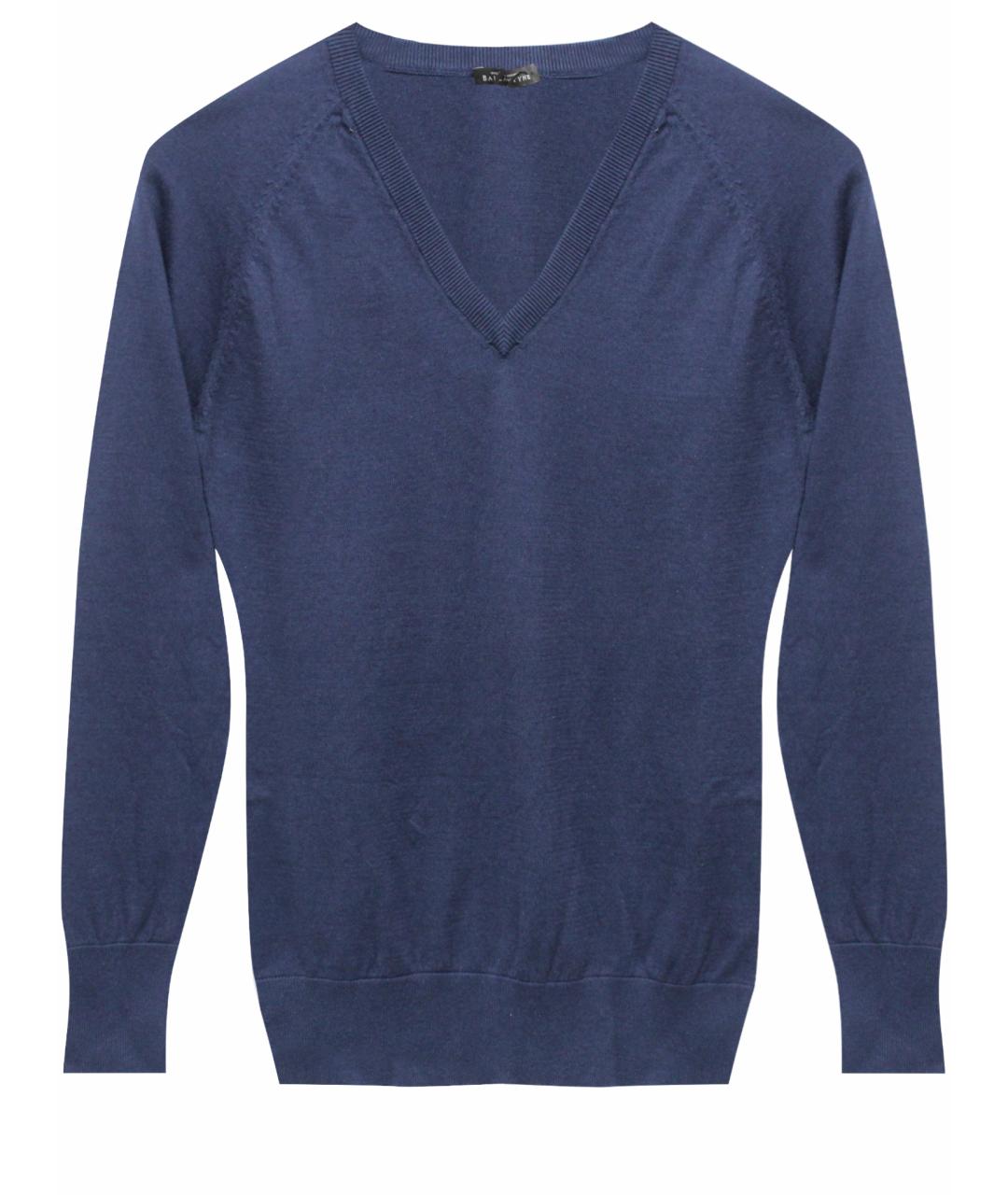 BALLANTYNE Синий хлопковый джемпер / свитер, фото 1