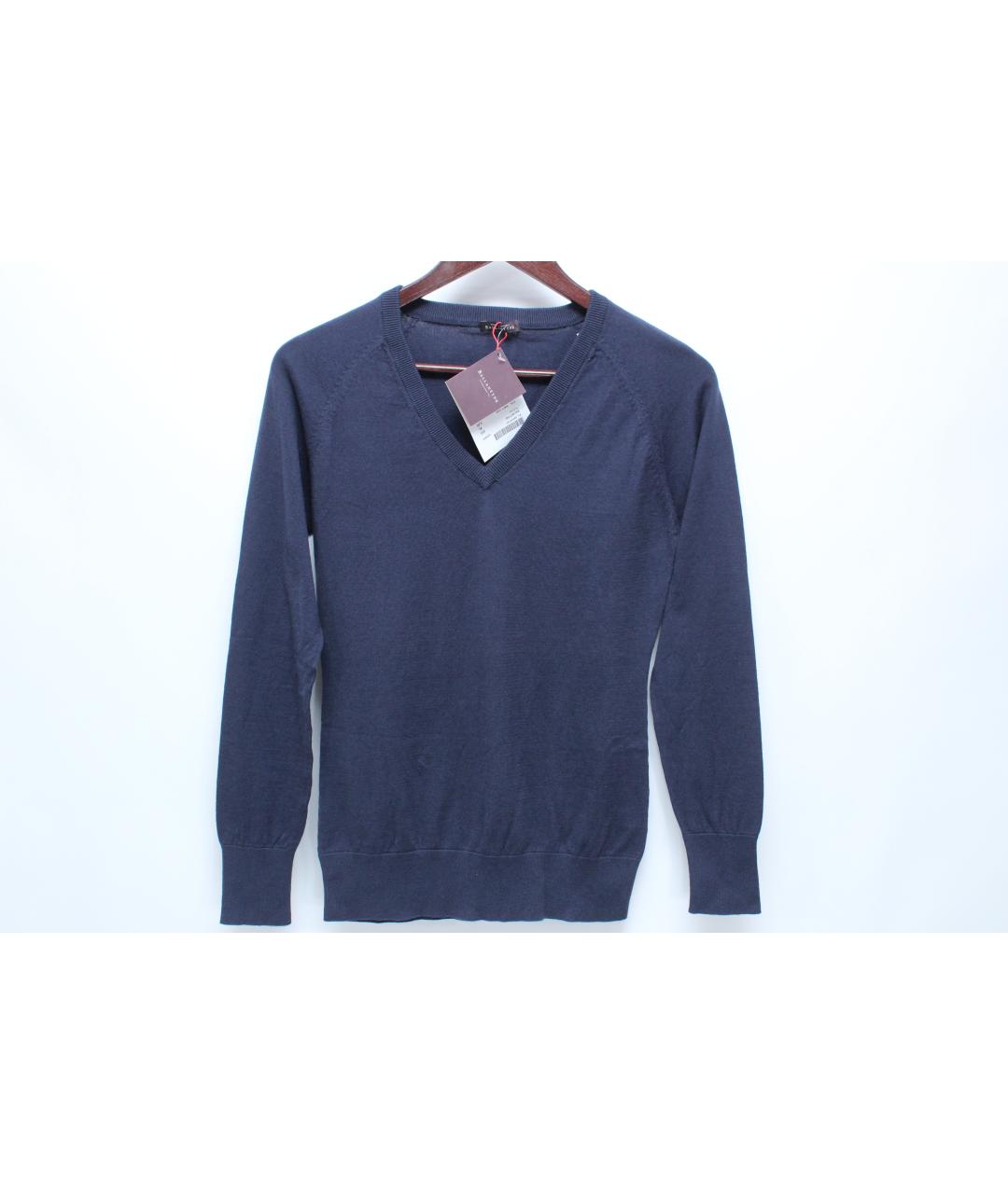 BALLANTYNE Синий хлопковый джемпер / свитер, фото 10