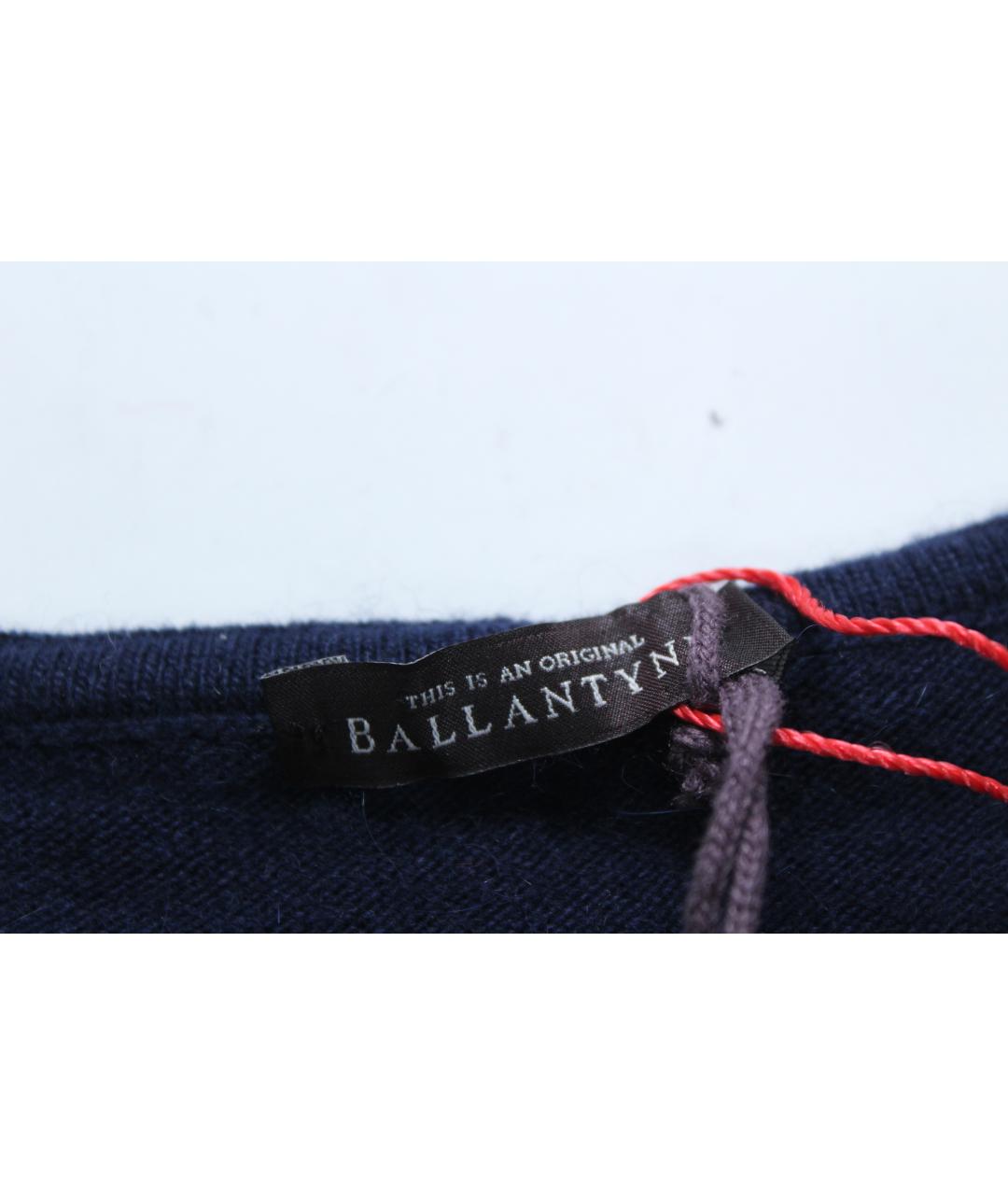 BALLANTYNE Синий кашемировый джемпер / свитер, фото 8