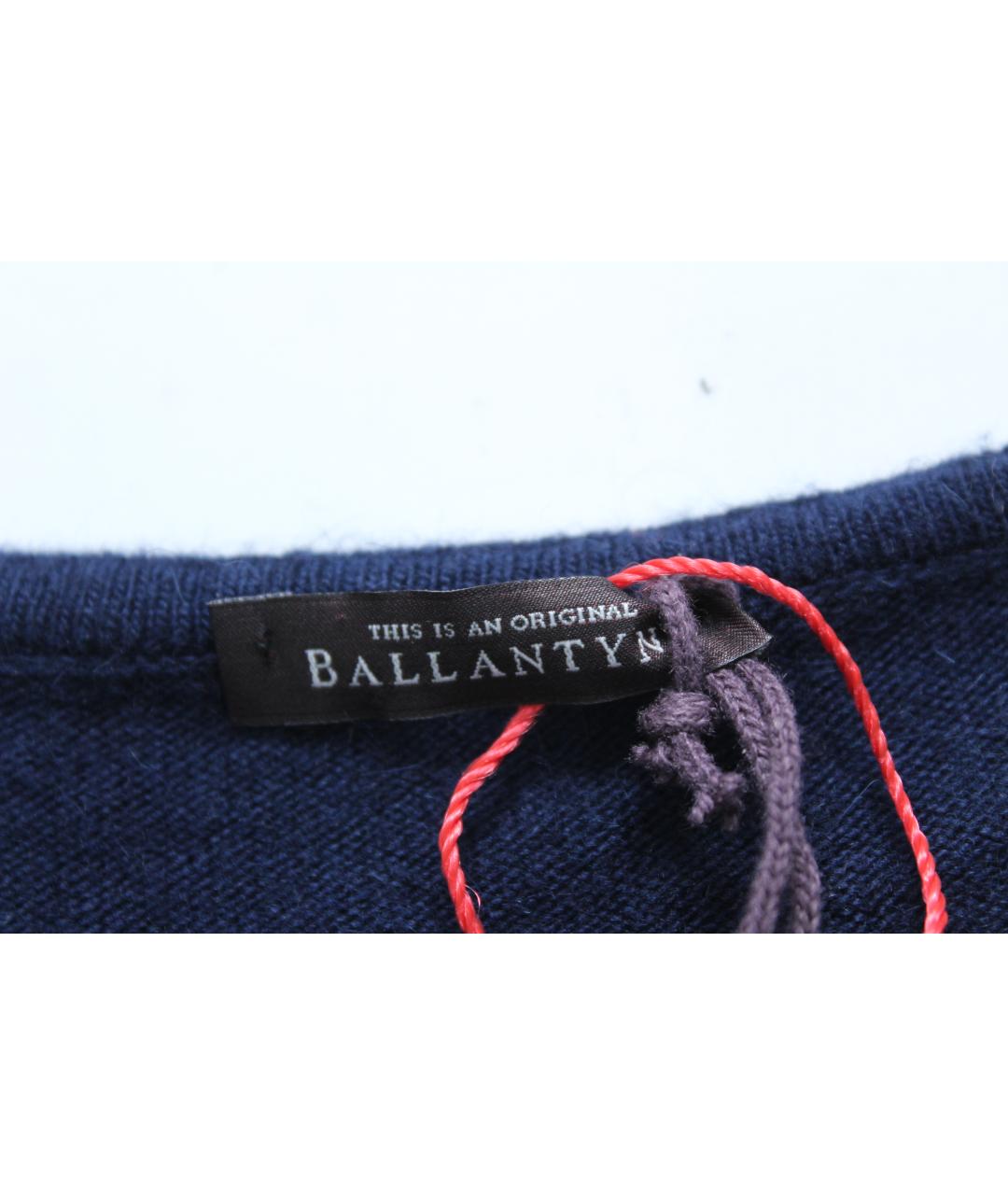 BALLANTYNE Синий шелковый джемпер / свитер, фото 6