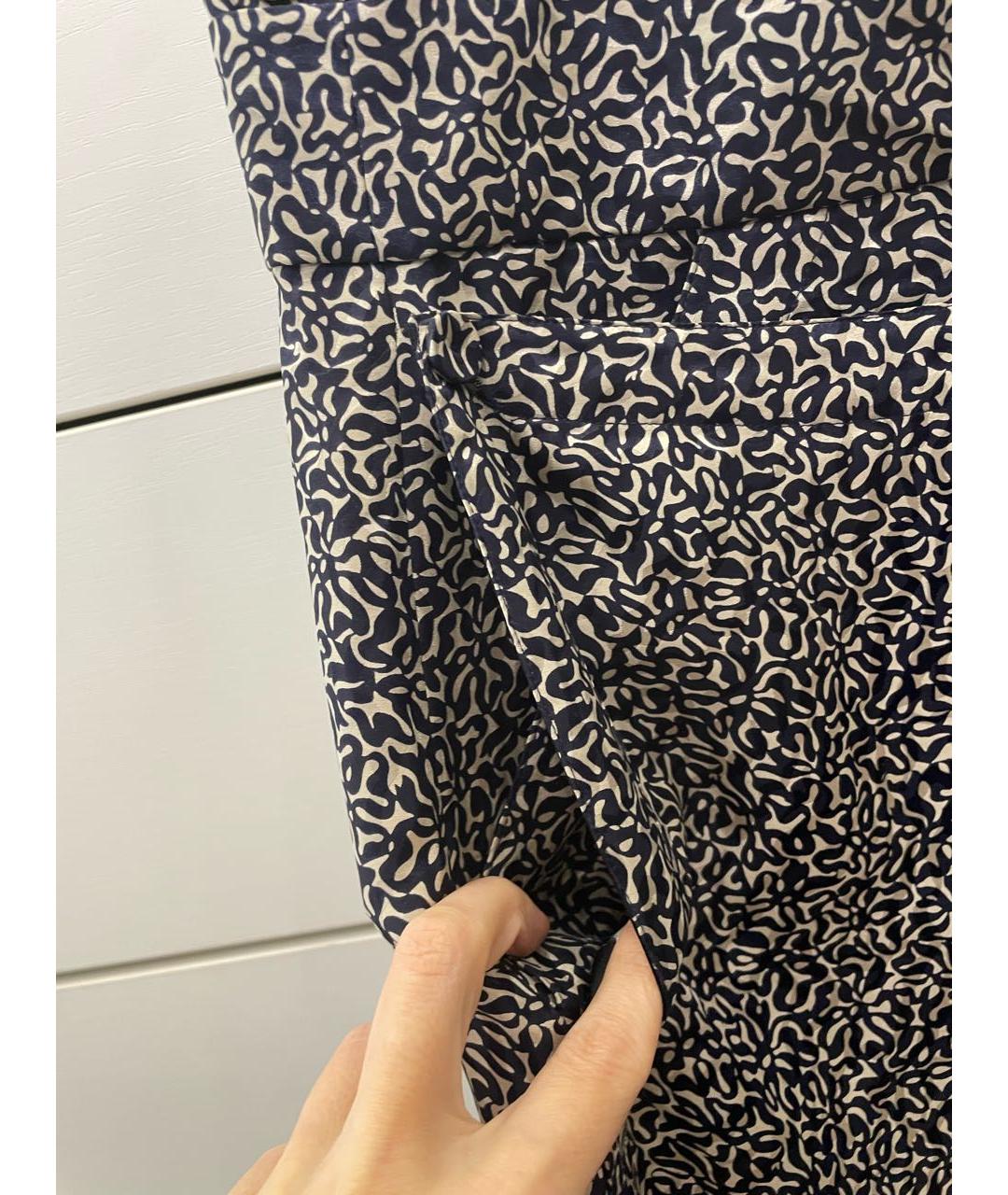 BALENCIAGA Мульти шелковые брюки широкие, фото 6