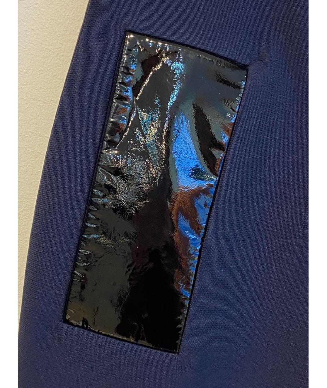 CHRISTOPHER KANE Темно-синяя вискозная юбка мини, фото 5