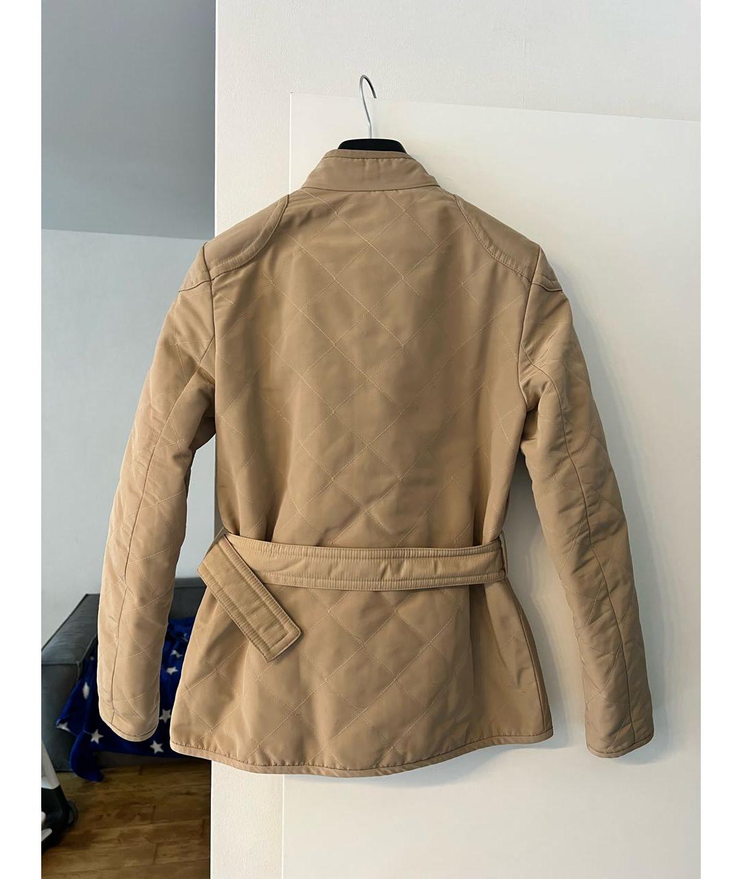 MICHAEL KORS COLLECTION Бежевая полиэстеровая куртка, фото 2