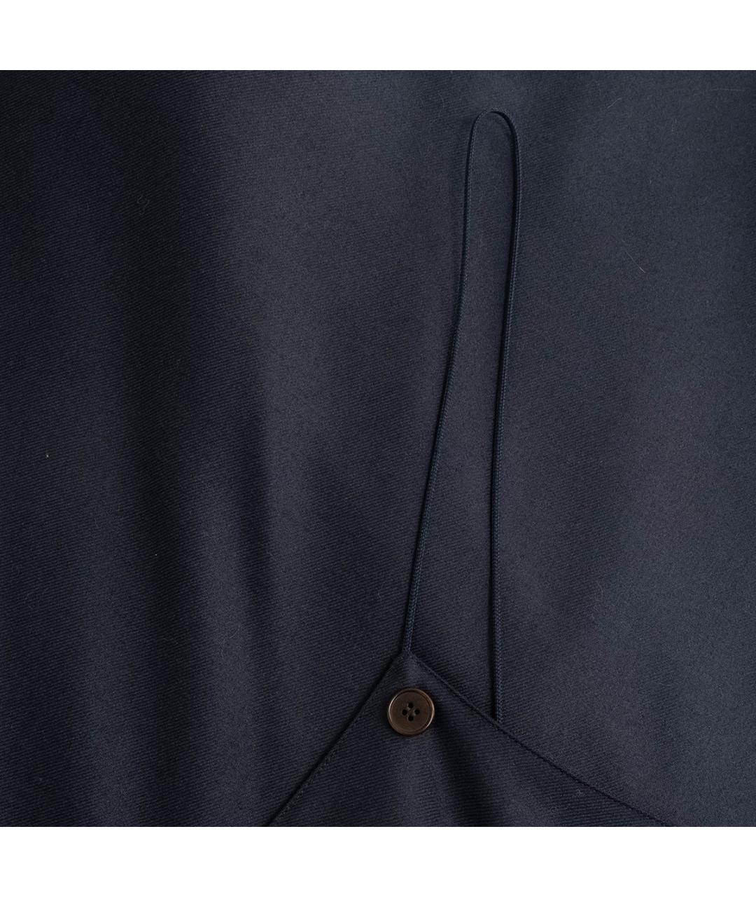 COURREGES Темно-синее шерстяное повседневное платье, фото 4