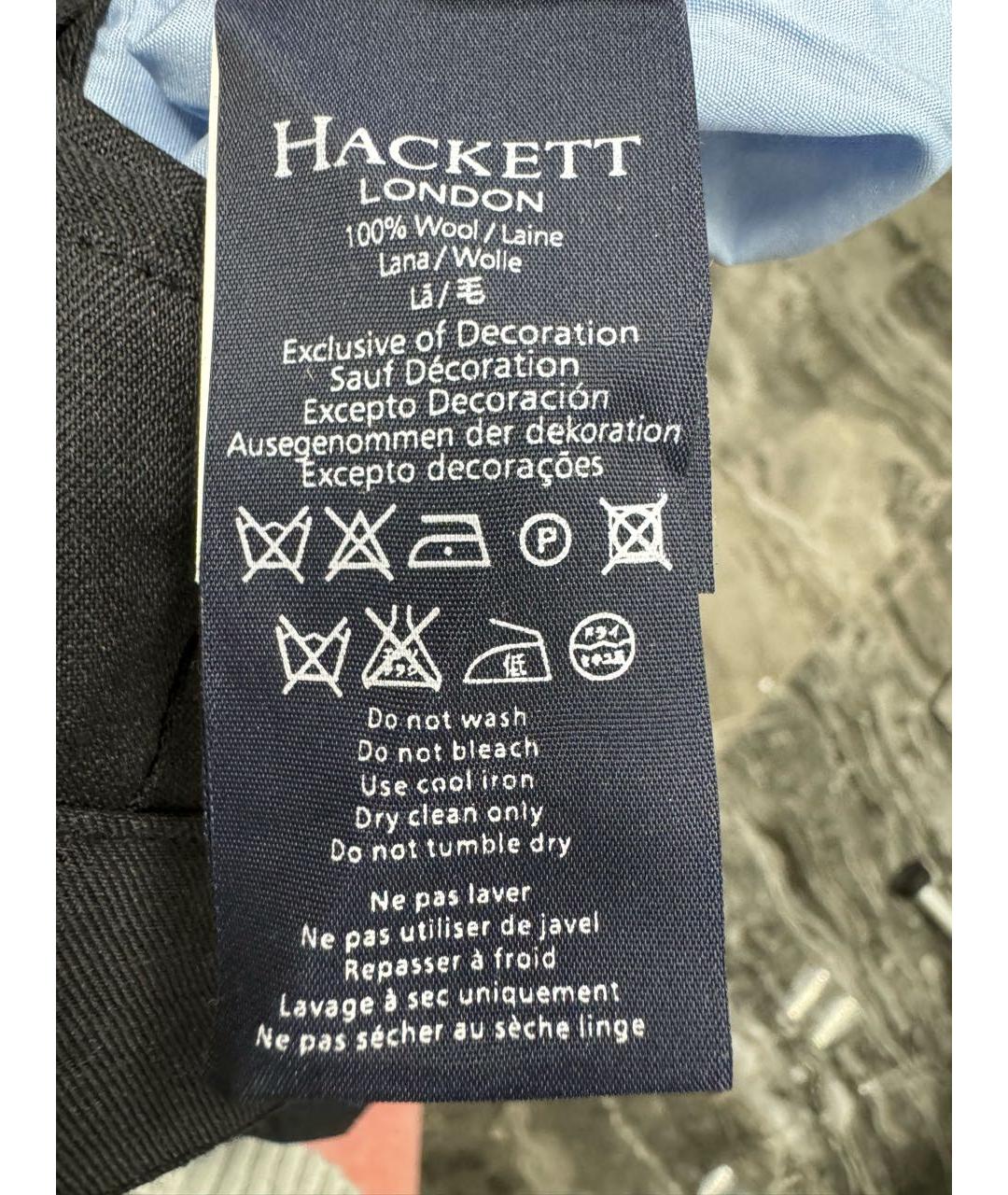 HACKETT KIDS Темно-синие шерстяные брюки и шорты, фото 8
