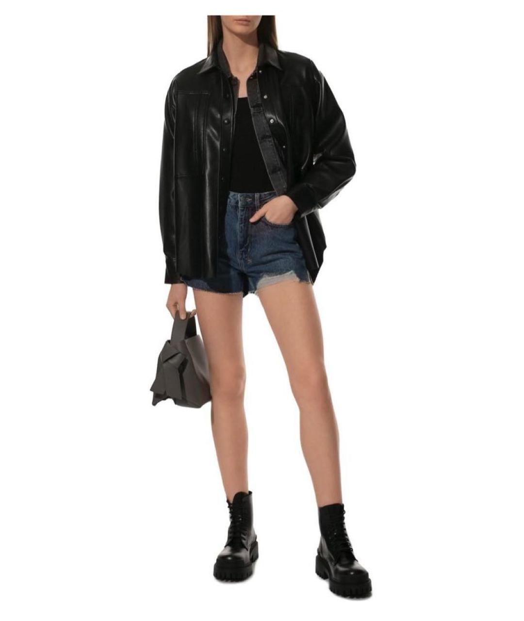BALENCIAGA Черные кожаные ботинки, фото 6