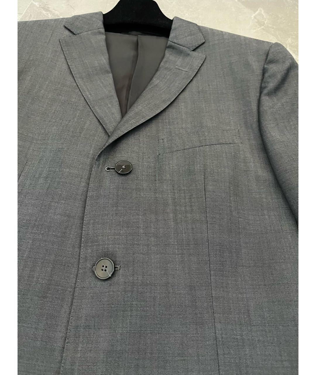 ZZEGNA Антрацитовый шерстяной пиджак, фото 3