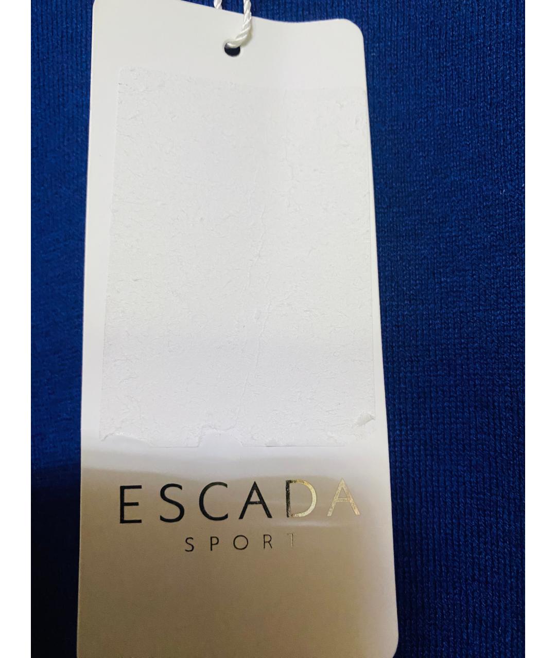 ESCADA Фиолетовый хлопковый джемпер / свитер, фото 5