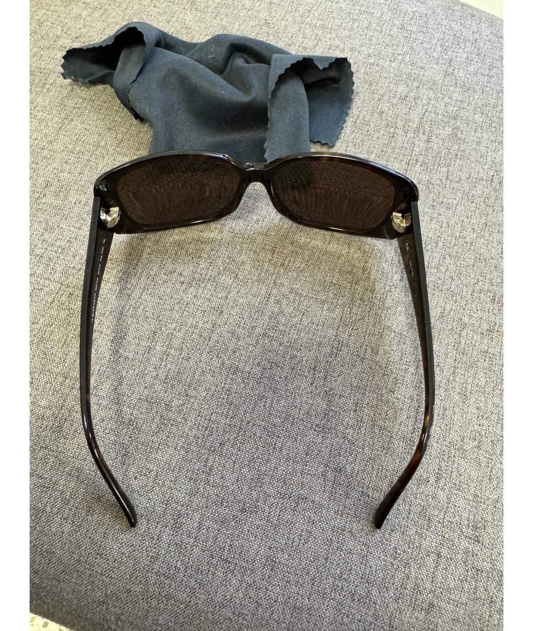 GIVENCHY Коричневые пластиковые солнцезащитные очки, фото 9