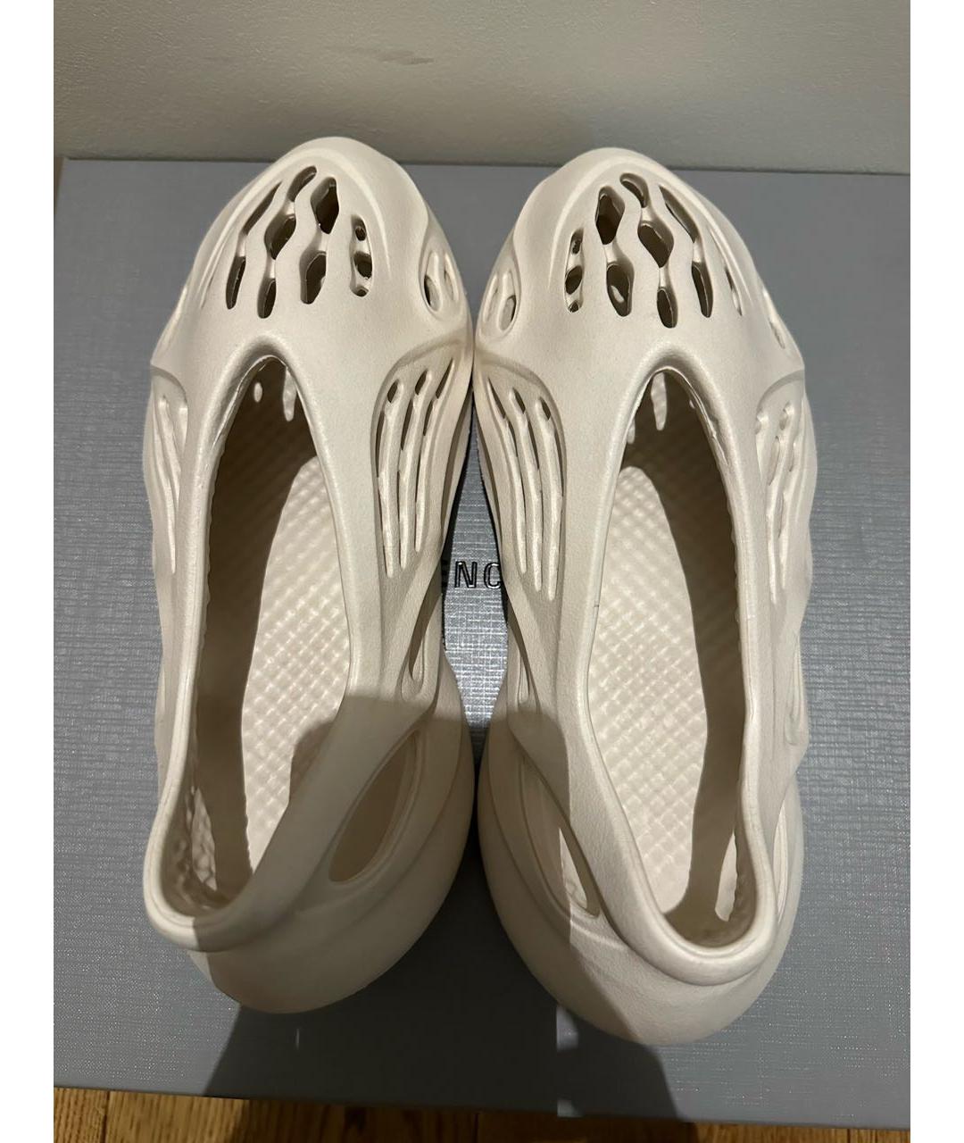 ADIDAS YEEZY Белые низкие кроссовки / кеды, фото 3
