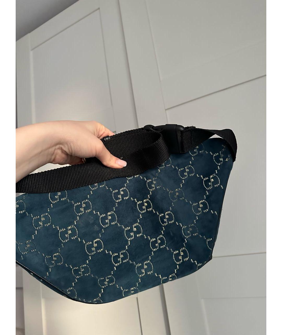 GUCCI Мульти бархатная поясная сумка, фото 3