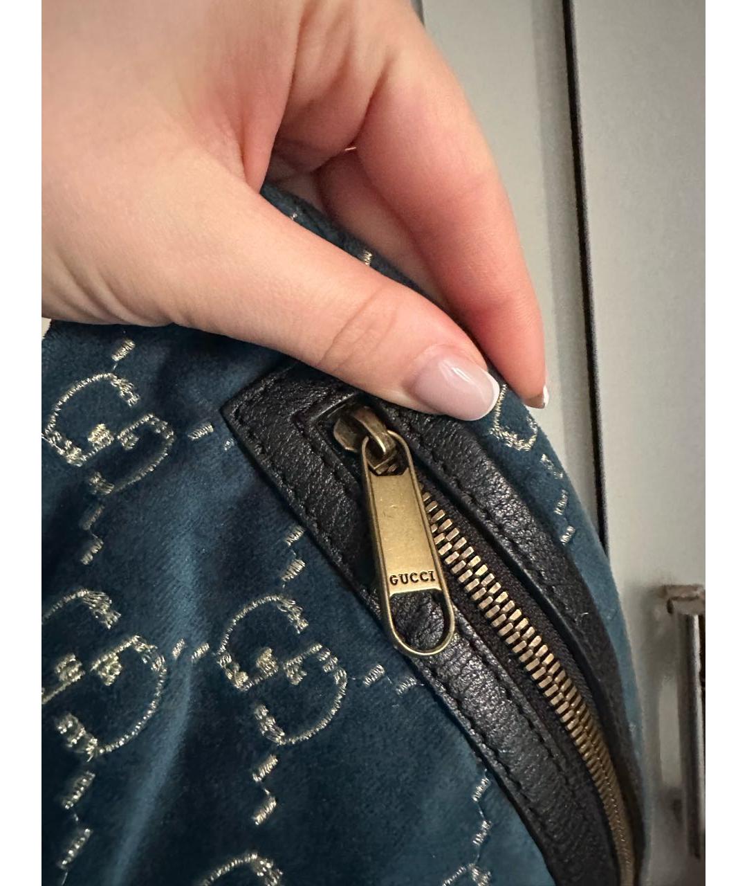 GUCCI Мульти бархатная поясная сумка, фото 4