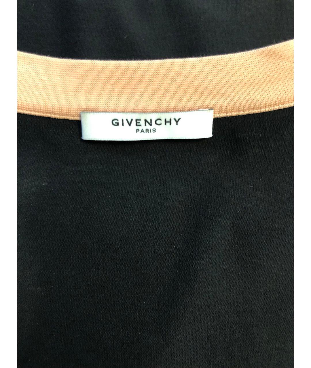 GIVENCHY Черная хлопковая футболка, фото 4