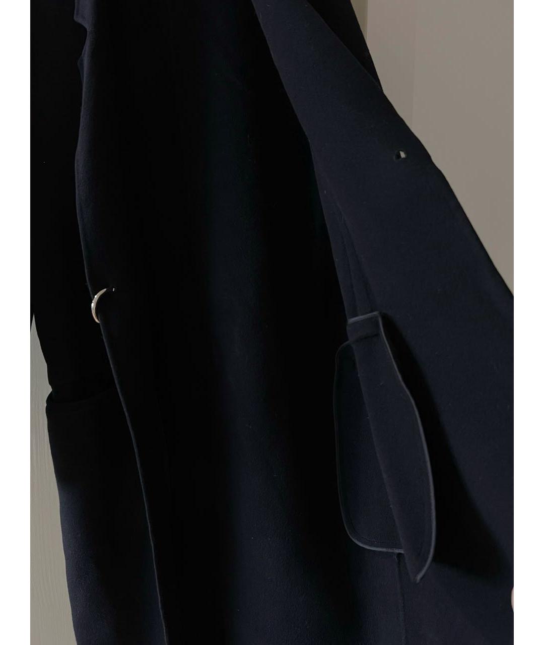 ACNE STUDIOS Темно-синее шерстяное пальто, фото 5