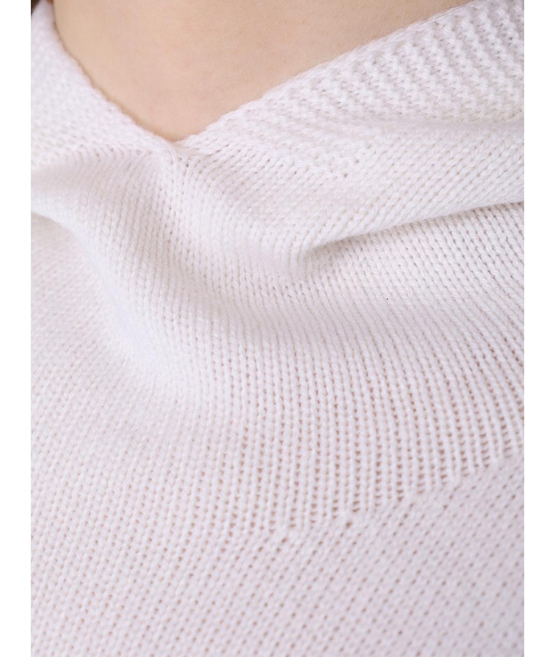 KITON Белый кашемировый джемпер / свитер, фото 6