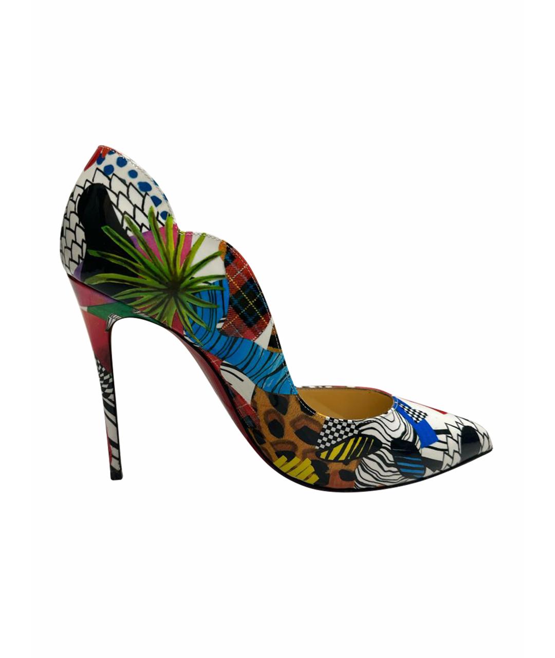 CHRISTIAN LOUBOUTIN Мульти туфли из лакированной кожи, фото 1