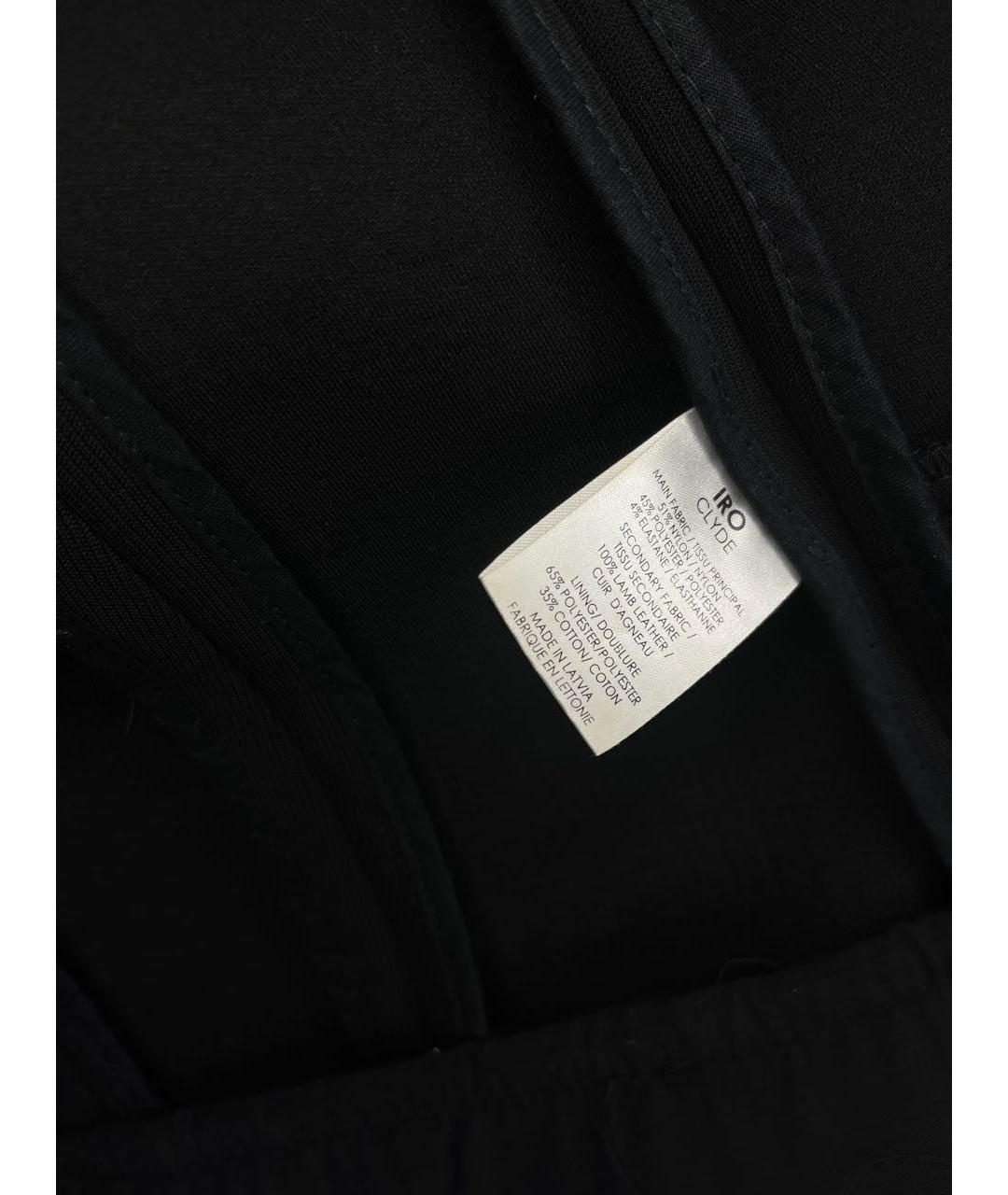 IRO Черный полиэстеровый жакет/пиджак, фото 5