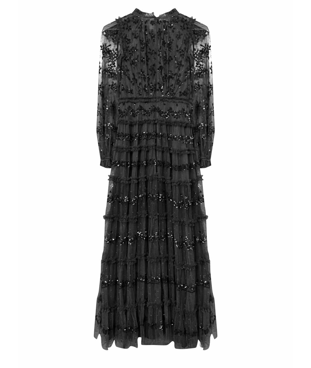 NEEDLE & THREAD Черное вечернее платье, фото 1