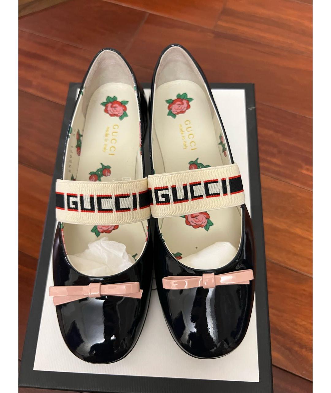 GUCCI Темно-синие туфли, фото 2