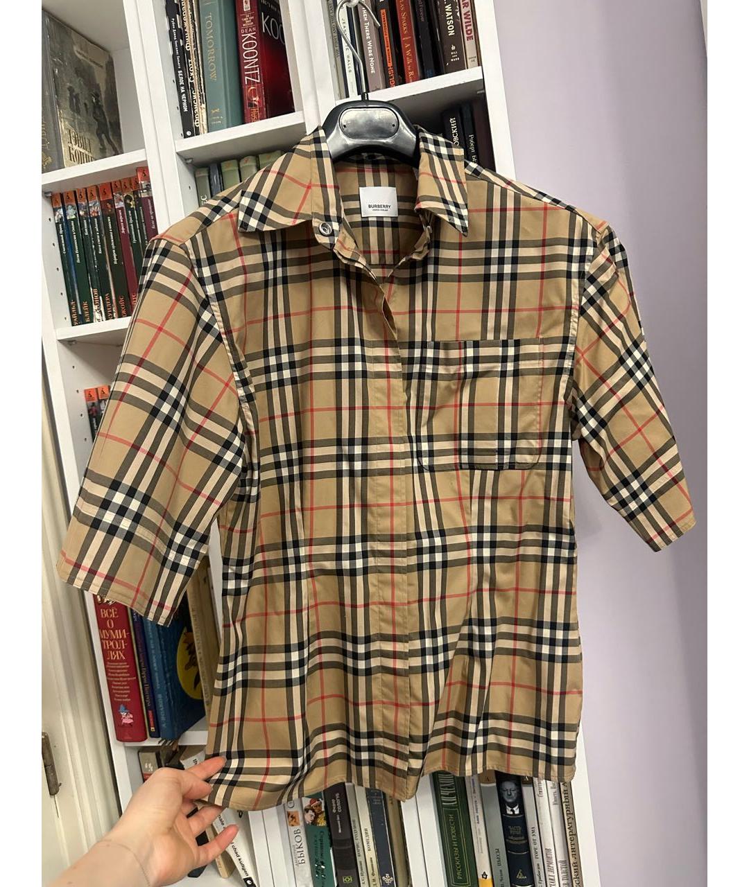 BURBERRY Хлопковая рубашка, фото 8