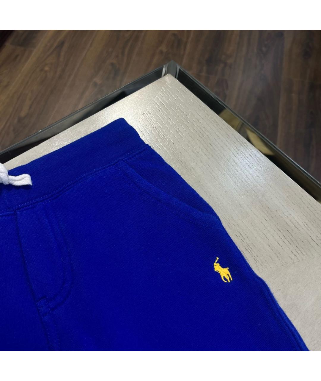 POLO RALPH LAUREN Синие хлопковые брюки и шорты, фото 3