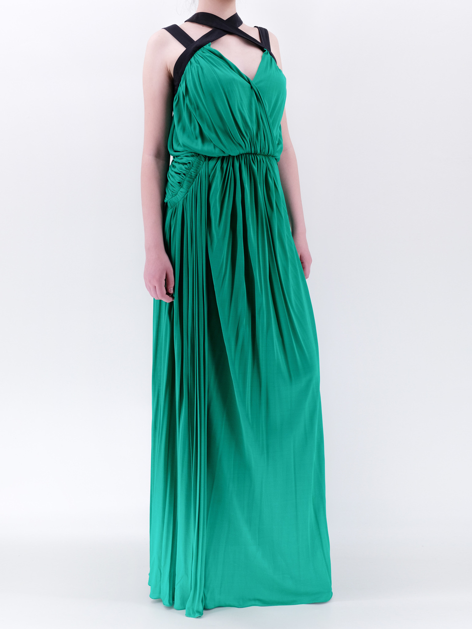 VIONNET Зеленые вискозное повседневное платье, фото 2