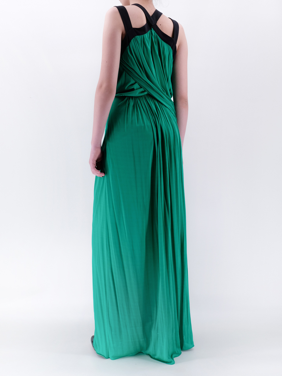 VIONNET Зеленые вискозное повседневное платье, фото 3